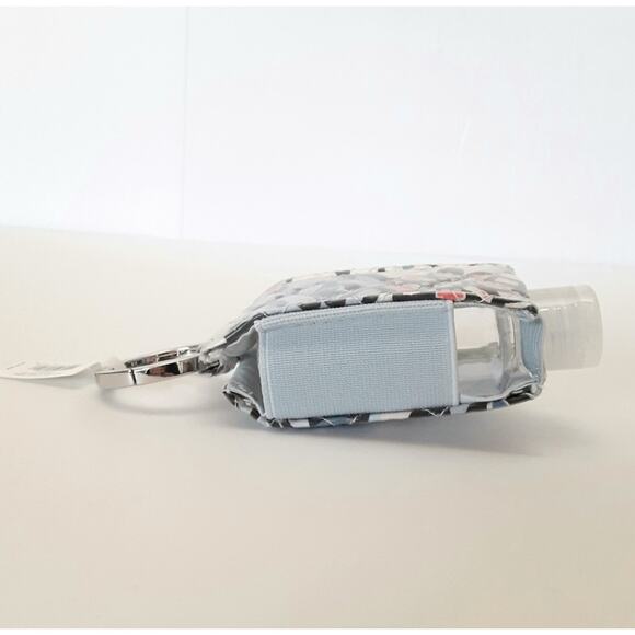 Vera Bradley Hand Sanitizer Keychain Lisbon Medallion Bag Charm NWT - Picture 4 of 5